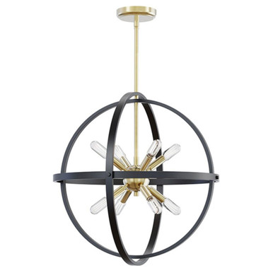Renfro 8 Light Sphere Chandelier 66.25 Inch Tall by BSH - 2605-BEL-1365579