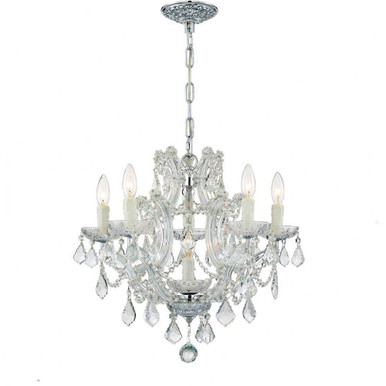 Maria Theresa 6 Light Small Chandelier by Crystorama - 4405