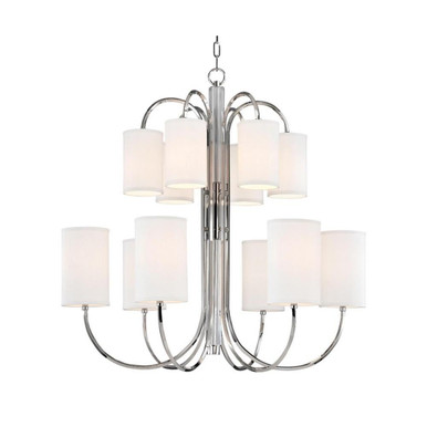 Junius 12 Light Oversized 2 Tier Chandelier by Hudson Valley - 9112