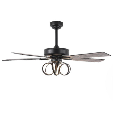 Twilight Trail 5 Blade Ceiling Fan with Light Kit 52 Inch Wide by BSH - 2615-BEL-1375955