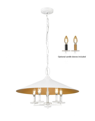 Sutton Close 5 Light Pendant 14.5 Inch Tall and 22 Inch Wide by BSH - 372-BEL-1365371