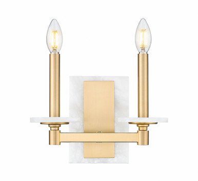Clay Las 2 Light Wall Sconce 9 Inch Tall and 11 Inch Wide by BSH - 372-BEL-1374830
