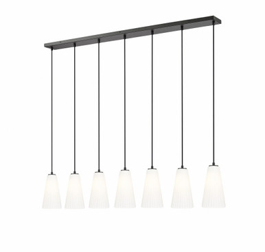 Moorfield Quadrant 7 Light Linear Chandelier 11 x 6 Inches Wide by BSH - 372-BEL-1340870