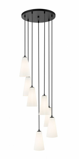 Moorfield Quadrant 7 Light Chandelier 11 Inches Tall and 18 Inches Wide by BSH - 372-BEL-1340871