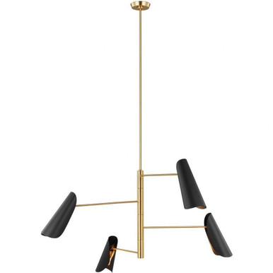 Aerin 4 Light Oversized Chandelier by Visual Comfort Studio - AEC1024