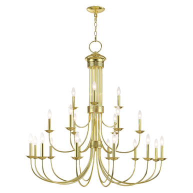 Estate 21 Light Oversized Chandelier by Livex - 42688