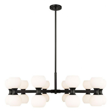 Lilac Crescent 20 Light Chandelier 12.75 x 42 Inches Wide by BSH - 372-BEL-1298326