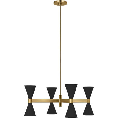 Albertine 8 Light Oversized Linear Chandelier by Visual Comfort Studio - AEC1078