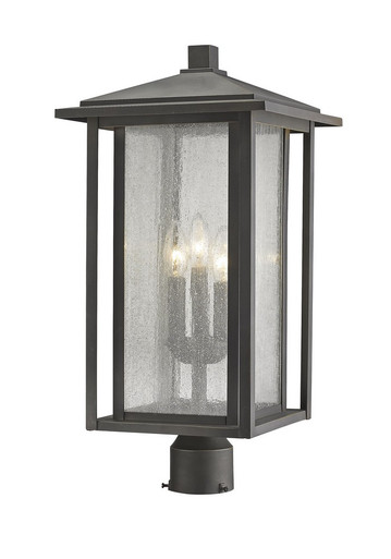 Temple Chase 3 Light Outdoor Post Mount Lantern 11 x 22.44 Inches by BSH - 372-BEL-1222879