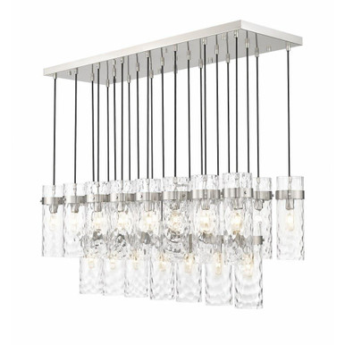 Robinson Down 23Light Linear Chandelier 15 Inch Tall X 20.25 Inch Wide by BSH - 372-BEL-1365430