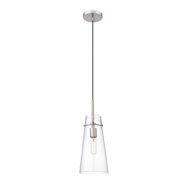 Brick Kiln Elms 1 Light Small Pendant 13 Inch Tall by Bailey Street Home - 159-BEL-1325494