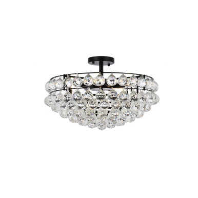 Stanmore Cottages 5 Light 20 Inch Wide Flush Mount by Bailey Street Home - 390-BEL-1302573