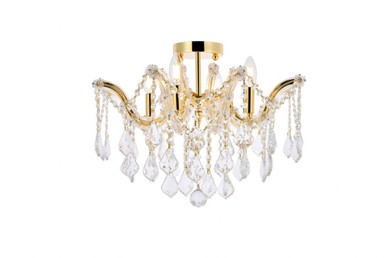 Sycamore Ground 4 Light 18 Inch Wide Flush Mount by Bailey Street Home - 390-BEL-876054