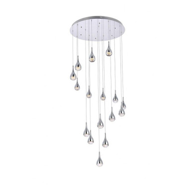 Copper Beech Covert 16 Light Oversized Chandelier by Bailey Street Home - 390-BEL-1302338