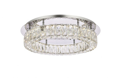 Collins Ride 24W 1 LED 22 Inch Wide Flush Mount by Bailey Street Home - 390-BEL-1302430