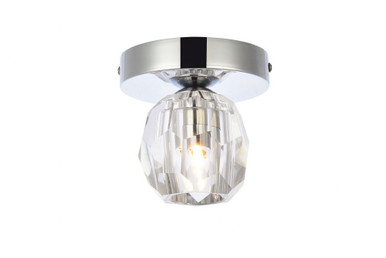 The Strand 1 Light 4.7 Inch Wide Flush Mount by Bailey Street Home - 390-BEL-1012376