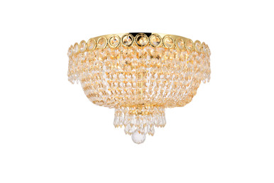 Little Mallett 4 Light 16 Inch Wide Flush Mount by Bailey Street Home - 390-BEL-875914