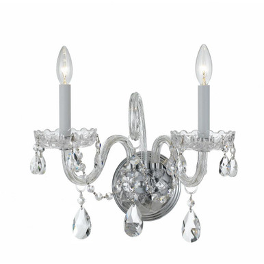 Lindsay Quadrant 2 Light Candle Style Wall Sconce by Bailey Street Home - 49-BEL-1083612