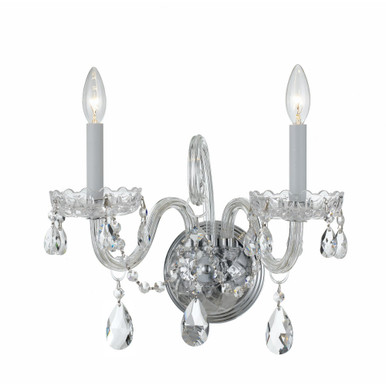 Lindsay Quadrant 2 Light Candle Style Wall Sconce by Bailey Street Home - 49-BEL-1083612