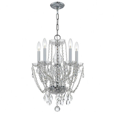 Lindsay Quadrant 5 Light Small Chandelier by BSH 49-BEL-406211
