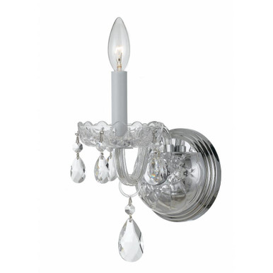 Lindsay Quadrant 1 Light Candle Style Wall Sconce by Bailey Street Home - 49-BEL-406190