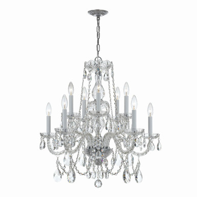 Lindsay Quadrant 10 Light Medium Chandelier by Bailey Street Home - 49-BEL-406210