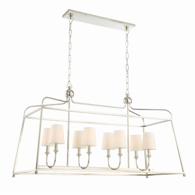 Silverdale Fairway 8 Light Oversized Chandelier by BSH 49-BEL-589284