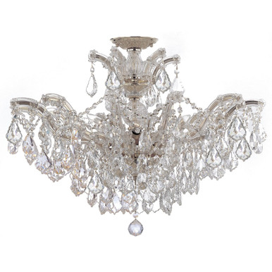 Barclay Avenue 6 Light 27 Inch Wide Semi Flush Mount by Bailey Street Home - 49-BEL-430159