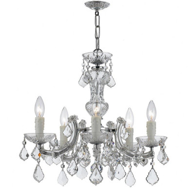 Barclay Avenue 5 Light Small Chandelier by Bailey Street Home 49-BEL-406322