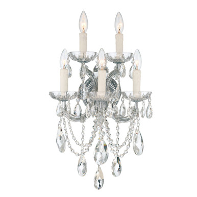 Barclay Avenue Five Light Candle Style Wall Sconce by Bailey Street Home - 49-BEL-406385