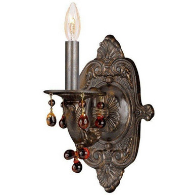 Queen Garth 1 Light Traditional Candle Wall Sconce by Bailey Street Home - 49-BEL-406555