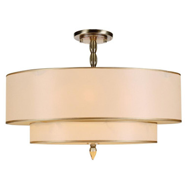 Monarch Vale 5 Light 26 Inch Wide Semi Flush Mount by Bailey Street Home - 49-BEL-430184