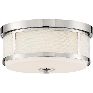 Rosebank Haven 2 Light 13.62 Inch Wide Flush Mount by Bailey Street Home - 49-BEL-931552