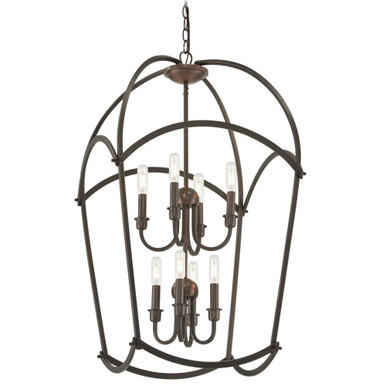 Jupiter's Canopy - 8 Light 2-Tier Pendant in Transitional Style - 33.75 inches tall by 19.75 inches wide - 57-BEL-699813