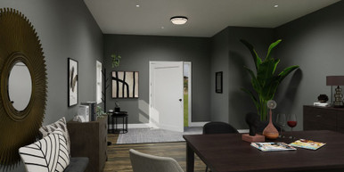 Moss Mews Light 16 Inch Wide Flush Mount by Bailey Street Home - 71-BEL-DNB1616