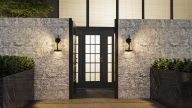 Harrow Barton 1 Light Wall Lantern 14.5 Inch Tall by Bailey Street Home - 71-BEL-1283032