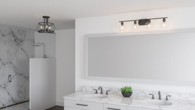 Connaught Birches 4 Light Clear Glass Vanity Light by Bailey Street Home - 71-BEL-1001620