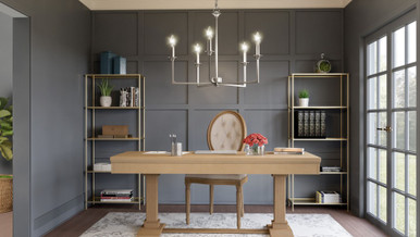 Regent Garth 5 Light Medium Chandelier by Bailey Street Home - 71-BEL-1270374