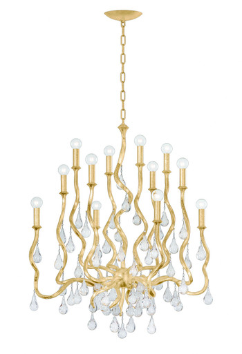 Baldwin Limes 12 Light Large Chandelier by Bailey Street Home - 72-BEL-1271233