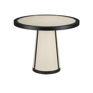 Deanna Raffia Entry Table 30 Inch Tall and 38 Inch Wide by Currey Company - 3000-0302