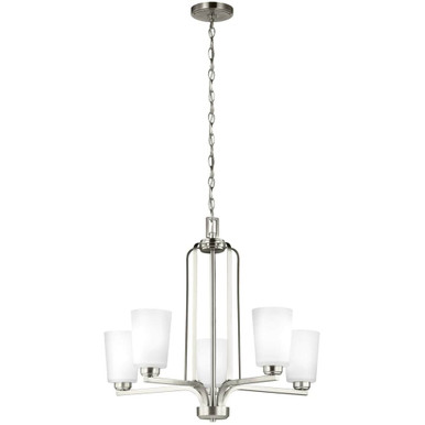 Mercer Edge - 9.5W Five Light Chandelier - 73-BEL-2755158