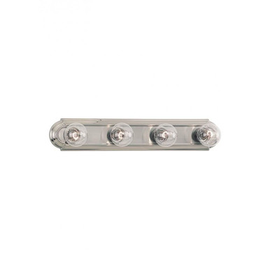 Four Light Vanity Bath Bar Fixture In Brushed Nickel With Made Of Steel-Size W24 H4 3/4 E2 1/2-Bathroom Lighting - 73-BEL-1001766