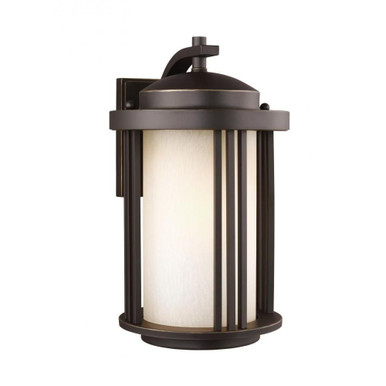 One Light Cylinder Outdoor Dark Sky Medium Wall Lantern - Mission Style Porch Light - 73-BEL-1001967