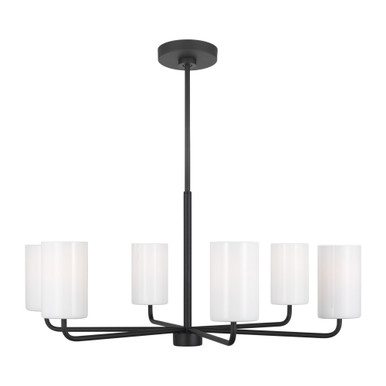 Craggan More Road - 6 Light Large Chandelier In Modern Style-14.13 Inches Tall and 32 Inches Wide - 73-BEL-1326612