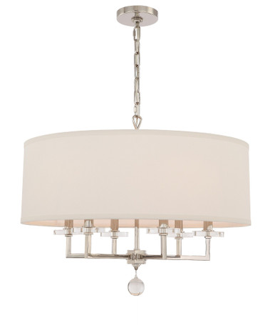 Paxton 6 Light Medium Chandelier by Crystorama - 8116