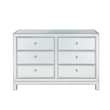 Loxley South 32 Inch 6 Drawers Mirrored Cabinet by Bailey Street Home - 779-BEL-688734