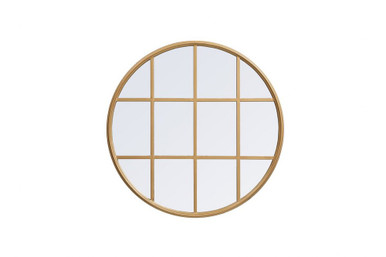 Somerville Mews 28 Inch Windowpane Mirror by Bailey Street Home - 779-BEL-1302038