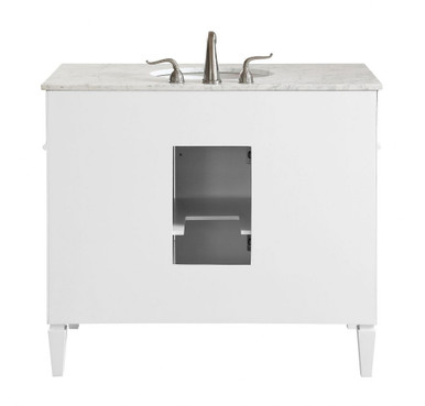 Charles Hollies 40 Inch 3 Drawer Bath Vanity Sink Set by Bailey Street Home - 779-BEL-688772