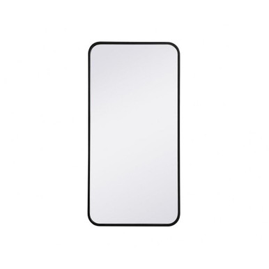 Lytton By Pass 36 Inch Soft Corner Rectangular Mirror by Bailey Street Home - 779-BEL-1302043