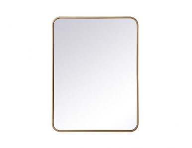 Lytton By Pass 32 Inch Soft Corner Rectangular Mirror by Bailey Street Home - 779-BEL-1302050